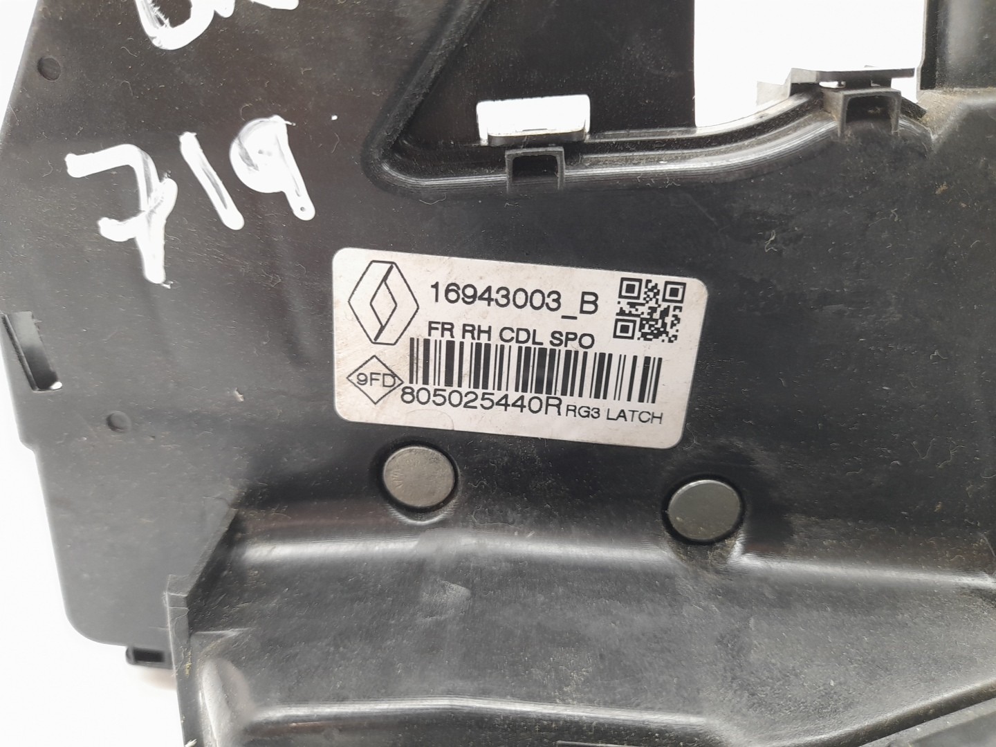 Front Right Door Lock RENAULT Scénic IV (J9_) Imagem-3