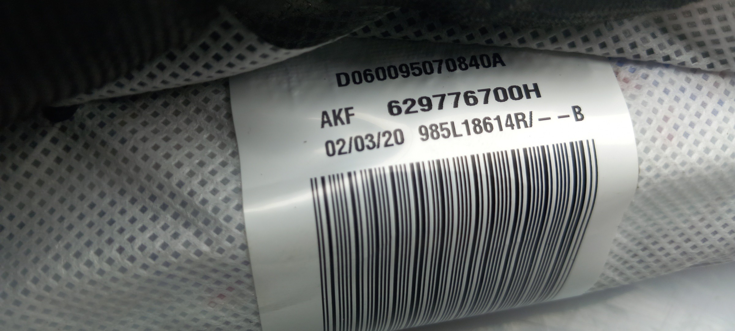 Right Seat Airbag RENAULT Scénic IV (J9_) Imagem-3