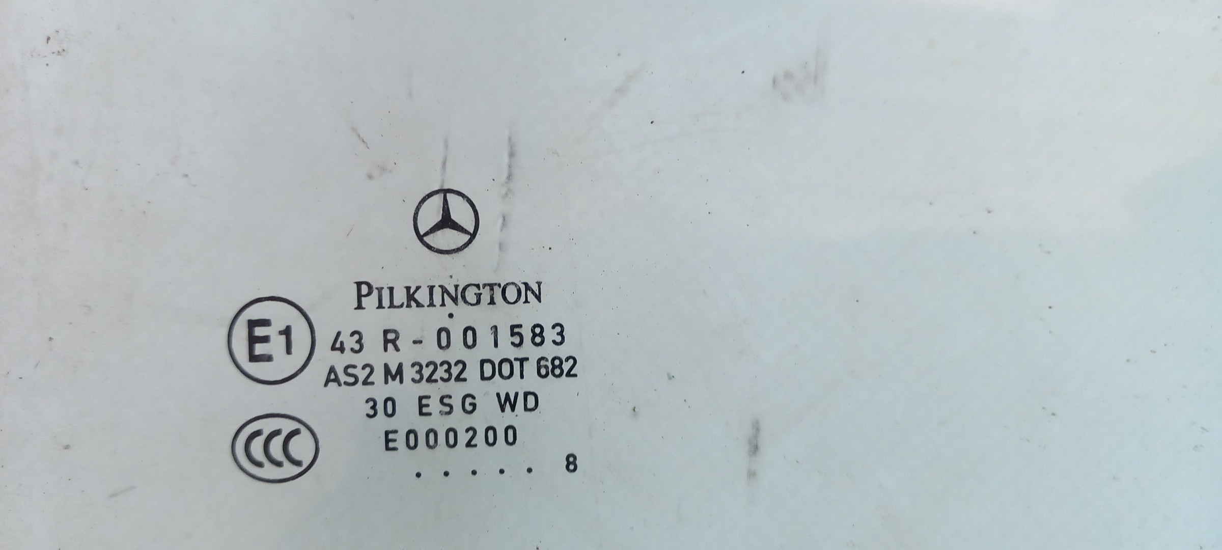 Left rear door glass MERCEDES-BENZ Classe A (W169) Imagem-1