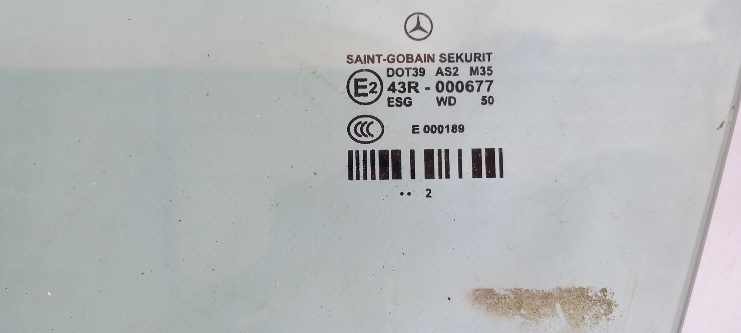 Vidrio puerta Delantero Izquierdo MERCEDES-BENZ Classe E (W212) Imagem-1