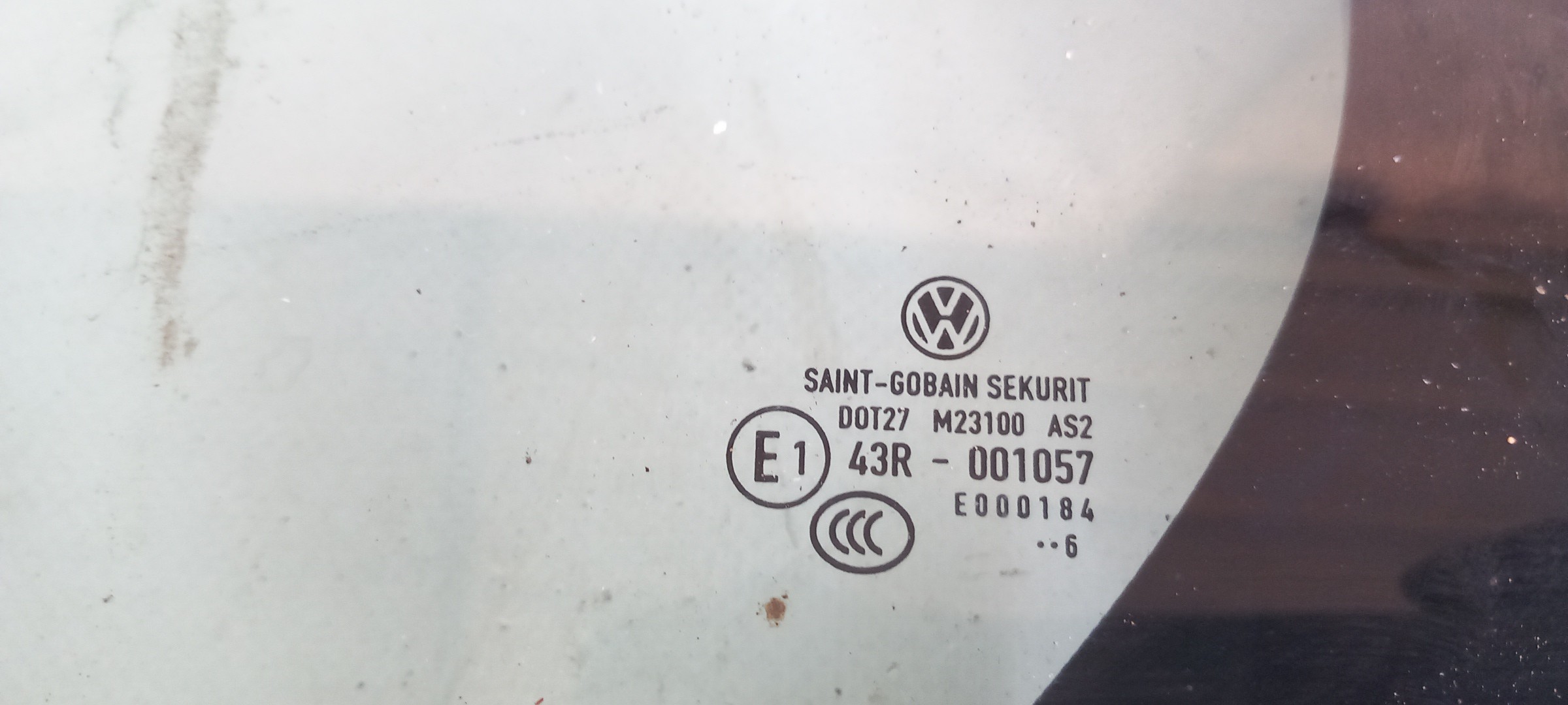 Left rear triangle window VOLKSWAGEN Golf VII (5G1, BQ1, BE1, BE2) Imagem-1