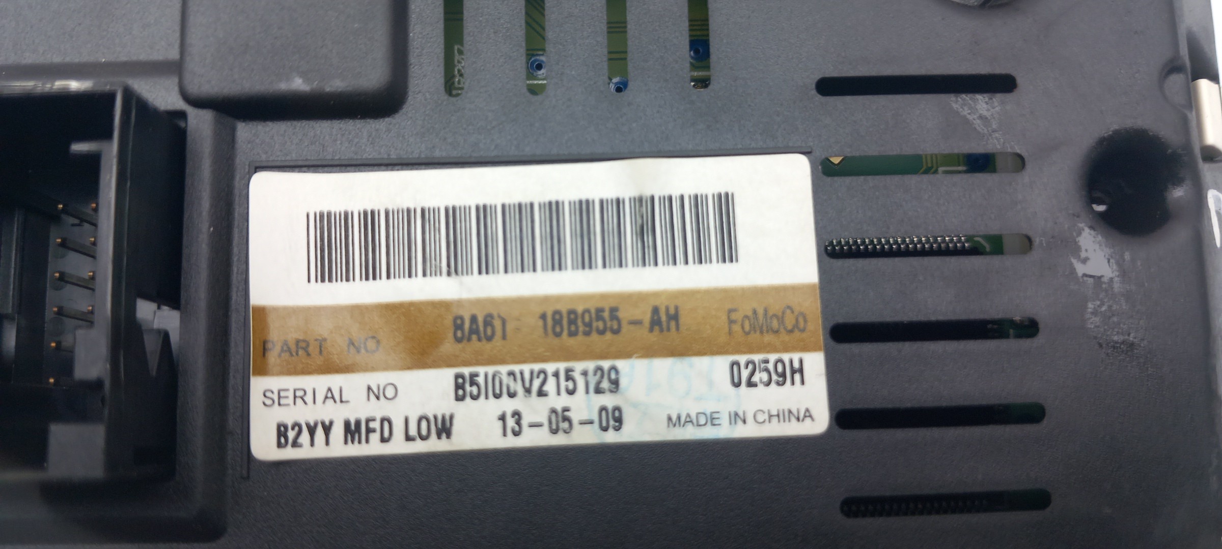Display / schermo informazioni FORD Fiesta VI (CB1, CCN) Imagem-3