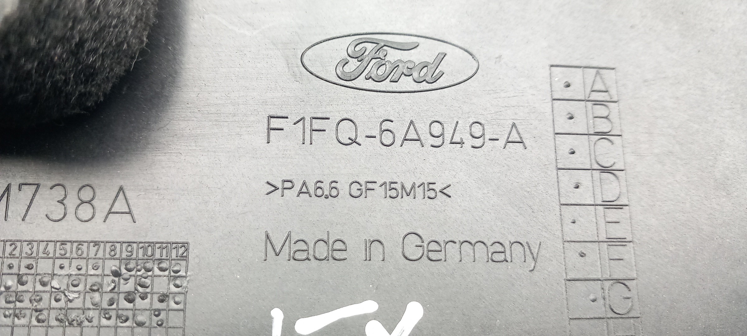 Cache-moteur FORD Fiesta VII (HJ, HF) Imagem-2