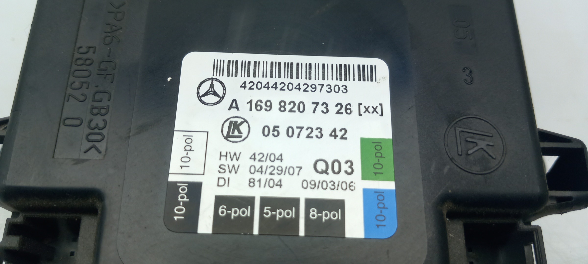 Generic Unit Module MERCEDES-BENZ Classe A (W169) Imagem-3