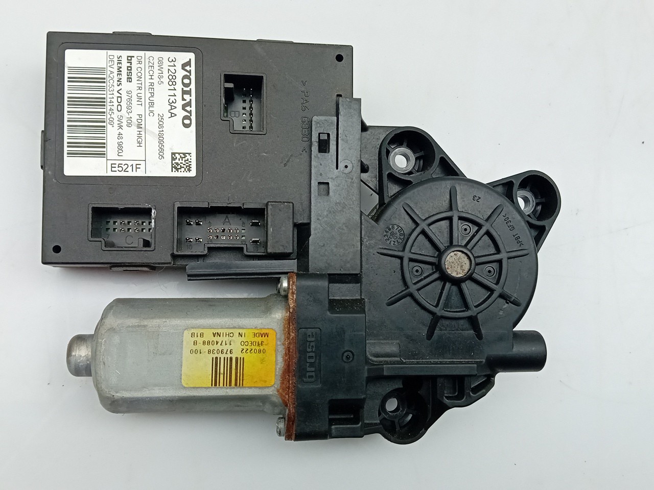 Front Right Door Window Regulator Motor VOLVO S40 II (MS) Imagem-1