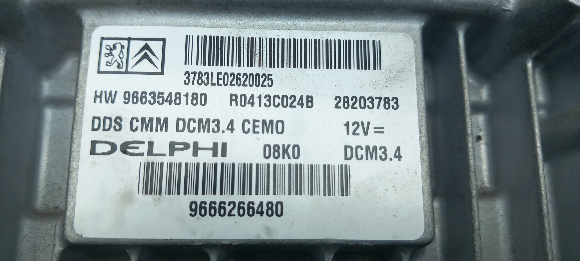 Centralina motor / ECU PEUGEOT 308 CC Imagem-3