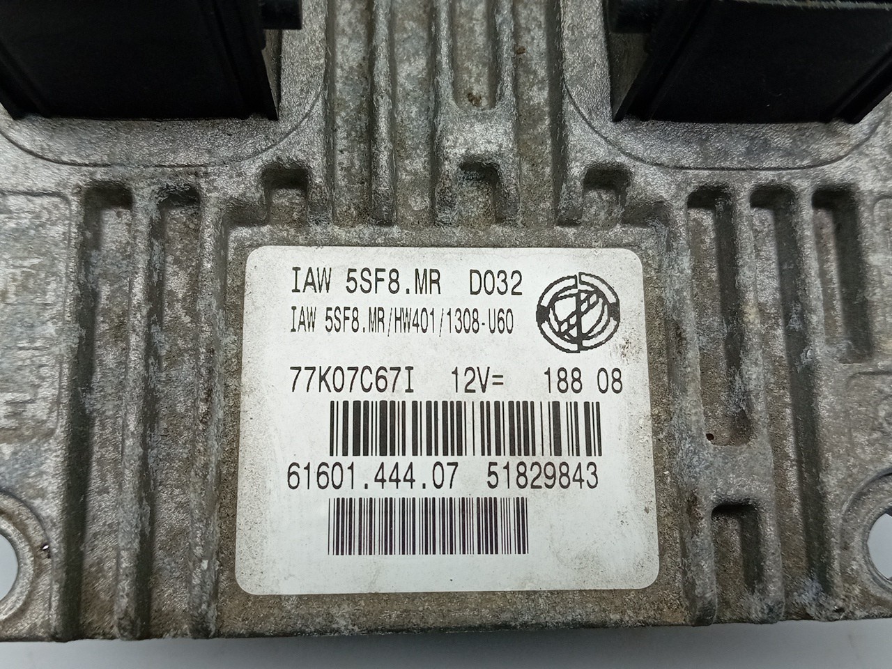 Engine control unit / ECU FIAT 500 (312_) Imagem-2