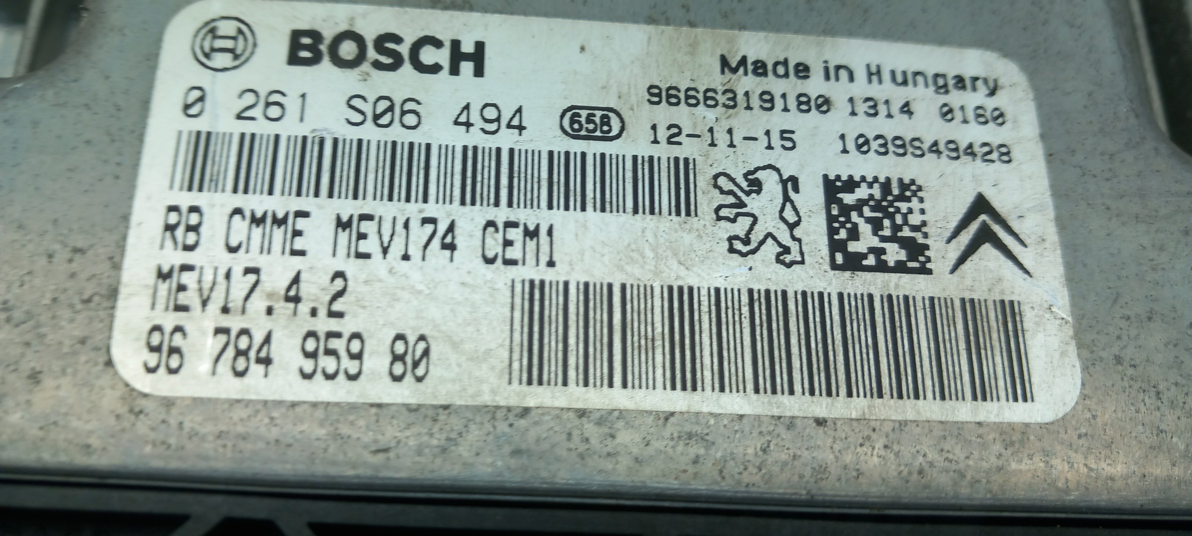 Calculateur /  Unité de contrôle moteur CITROËN DS3 Imagem-3