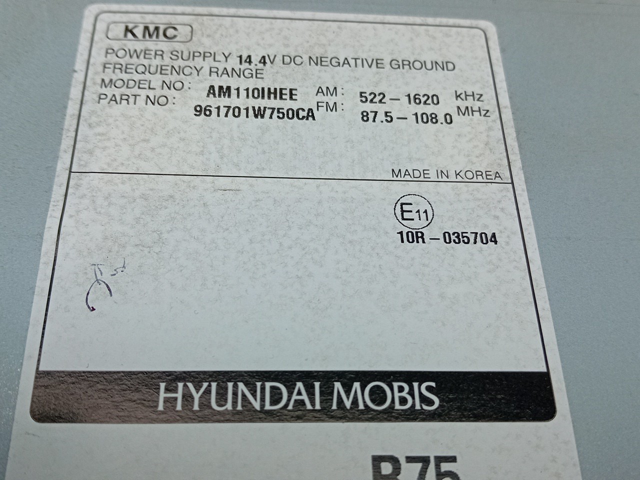 Radio / Autoradio KIA Rio III (UB) Imagem-5