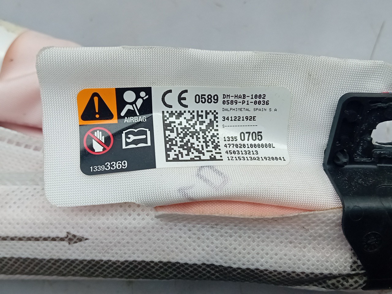 Airbag Rideau Guache OPEL Adam (M13) Imagem-2