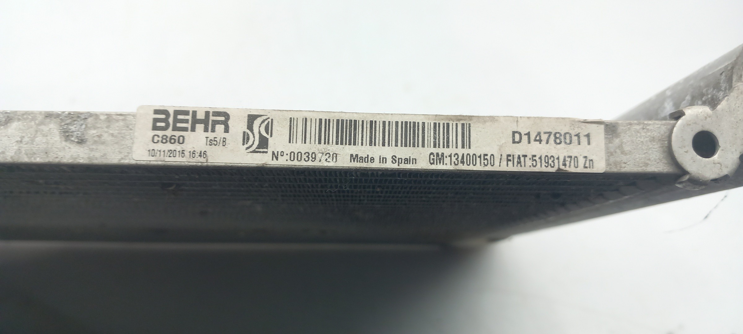 Radiador AC OPEL Adam (M13) Imagem-2