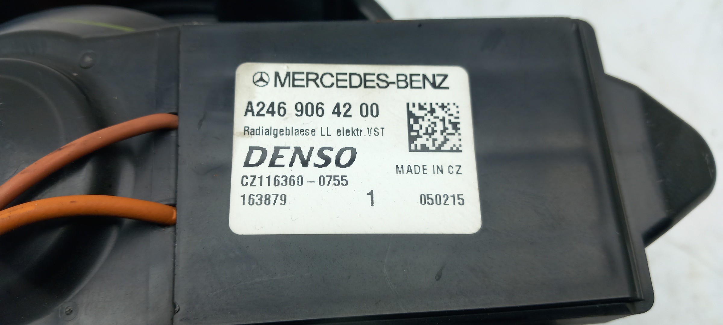 Motor da chauffage / sofagem MERCEDES-BENZ GLA (X156) Imagem-3