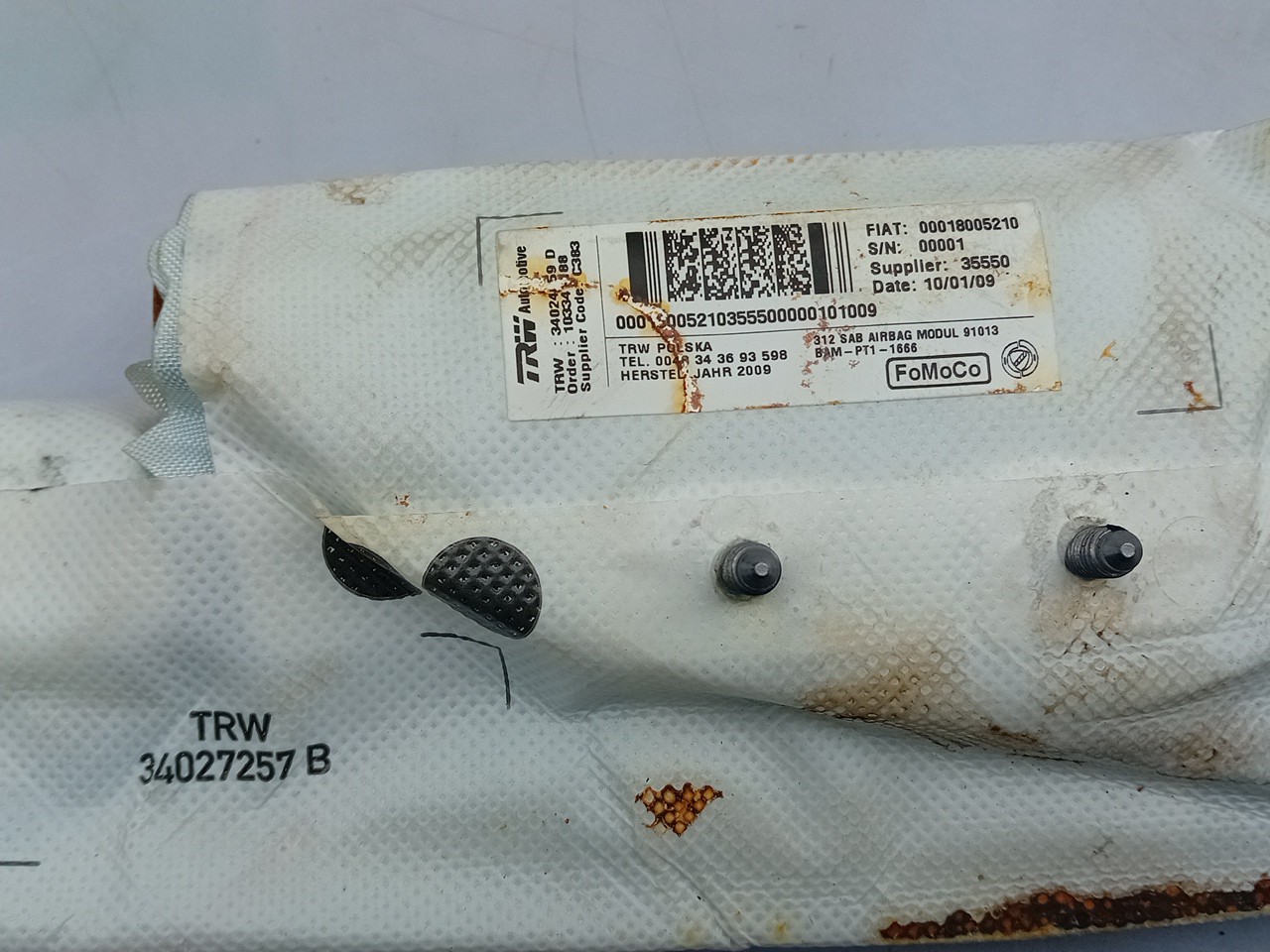 Airbag Derecho FIAT 500 (312_) Imagem-2