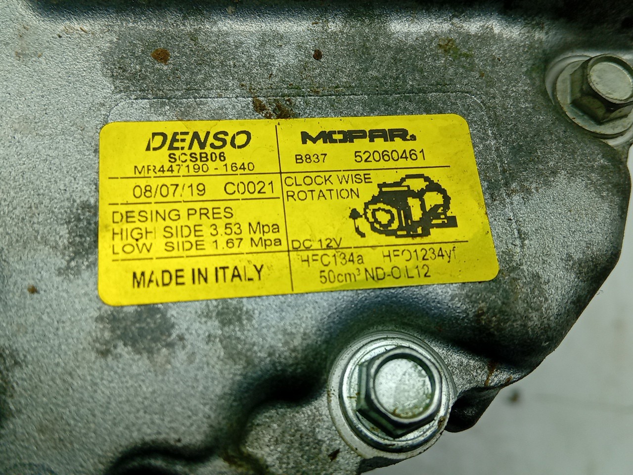 Compressor AC FIAT Panda (312_, 319_) Imagem-4