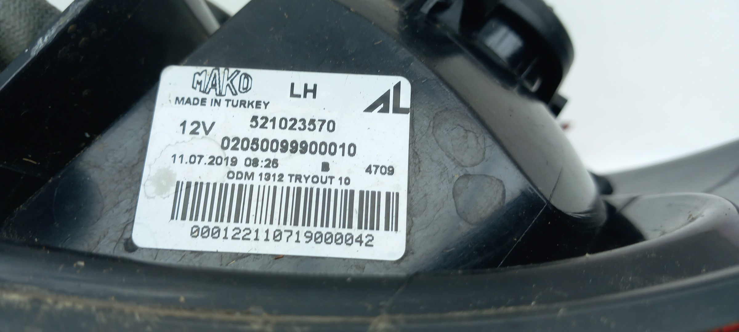 Left Tail light FIAT Panda (312_, 319_) Imagem-3