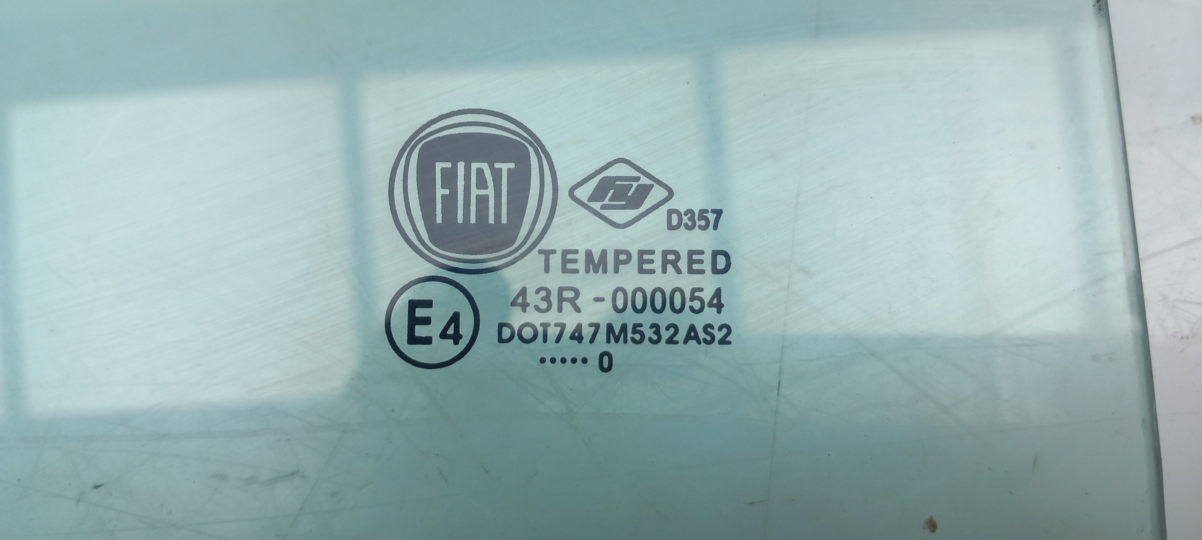 Right rear door glass FIAT Panda (312_, 319_) Imagem-1
