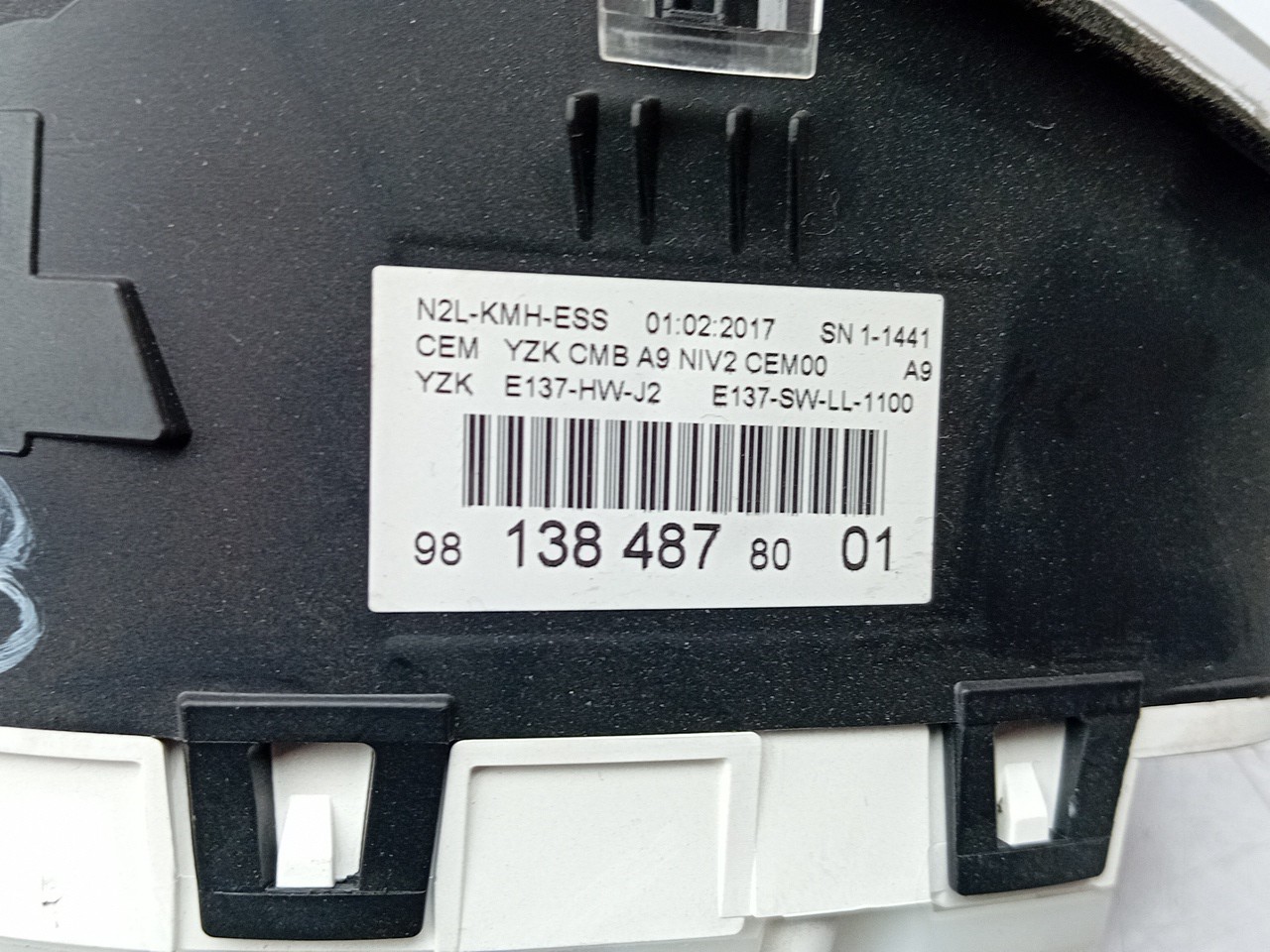 Quadro strumenti / Pannello strumenti PEUGEOT 208 Imagem-4