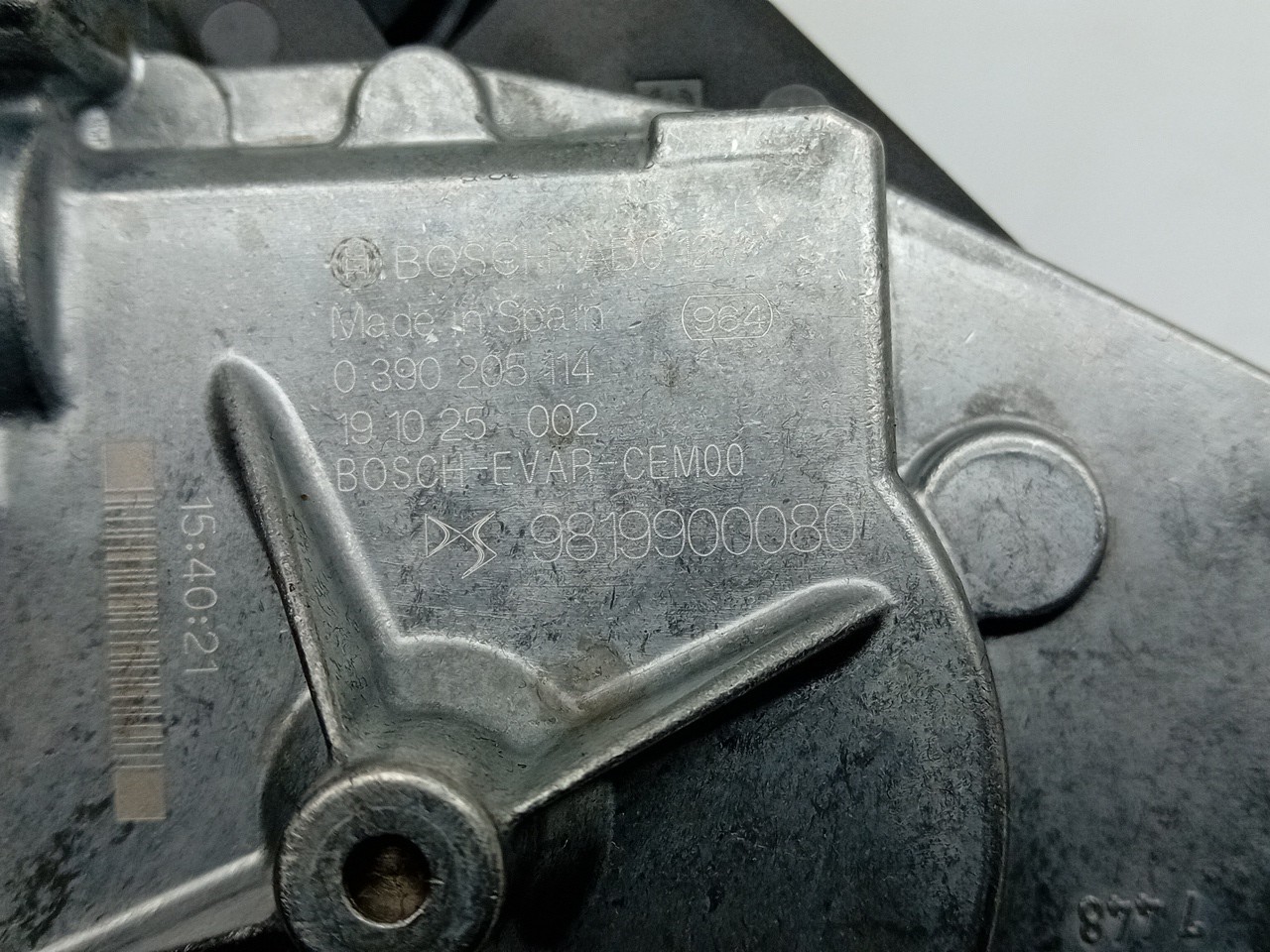 Motore tergicristallo posteriore OPEL Corsa F Imagem-3