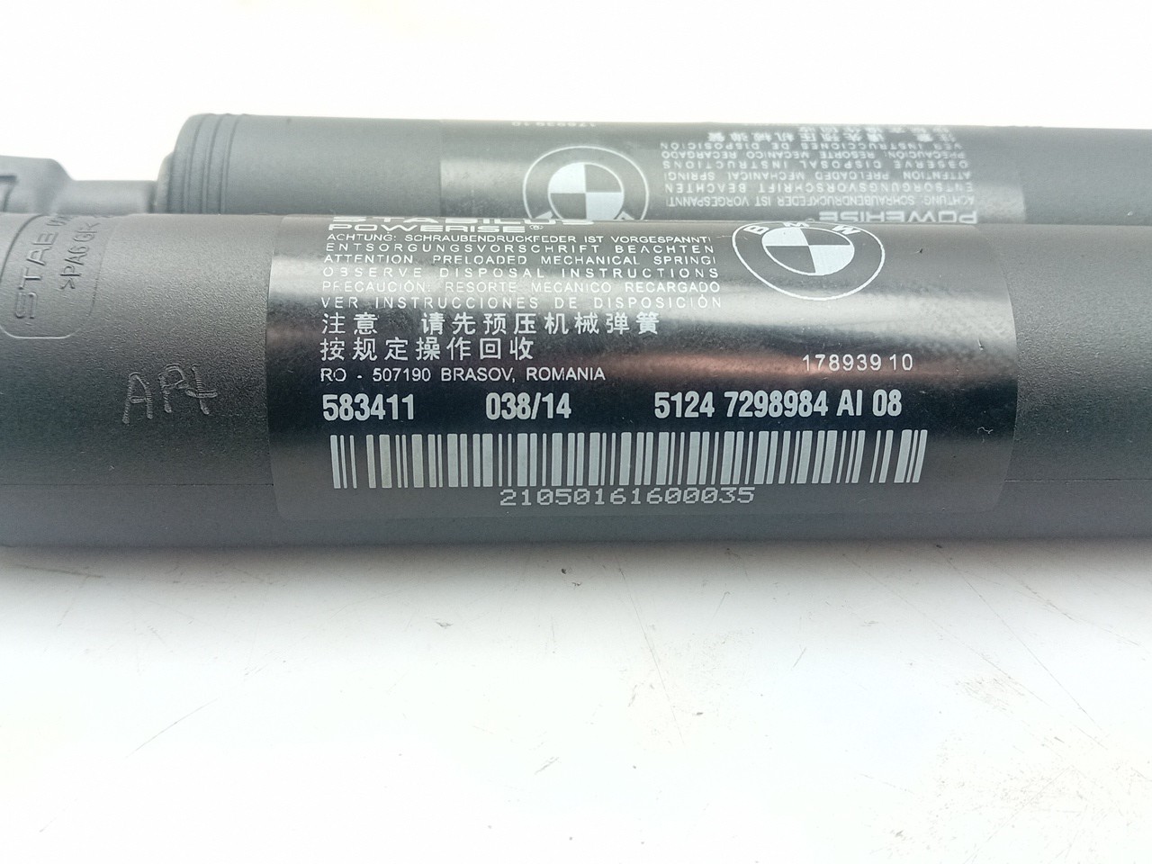 Trunk Shock Absorber BMW 3 Gran Turismo (F34) Imagem-3