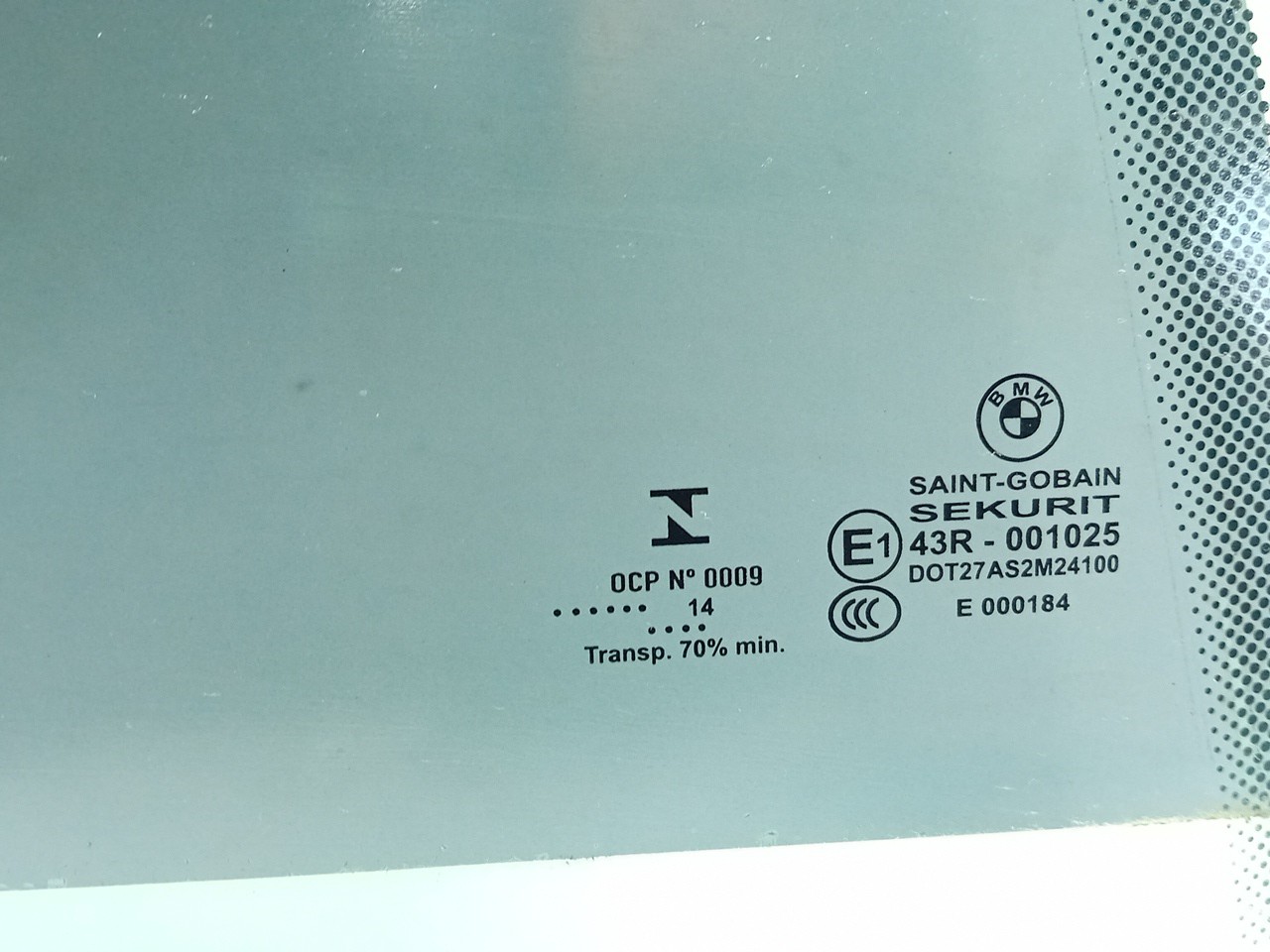 Right rear door glass BMW 3 Gran Turismo (F34) Imagem-1