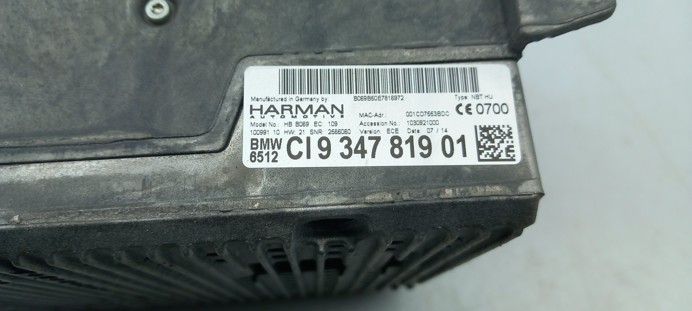 Autoradio BMW 3 Gran Turismo (F34) Imagem-3