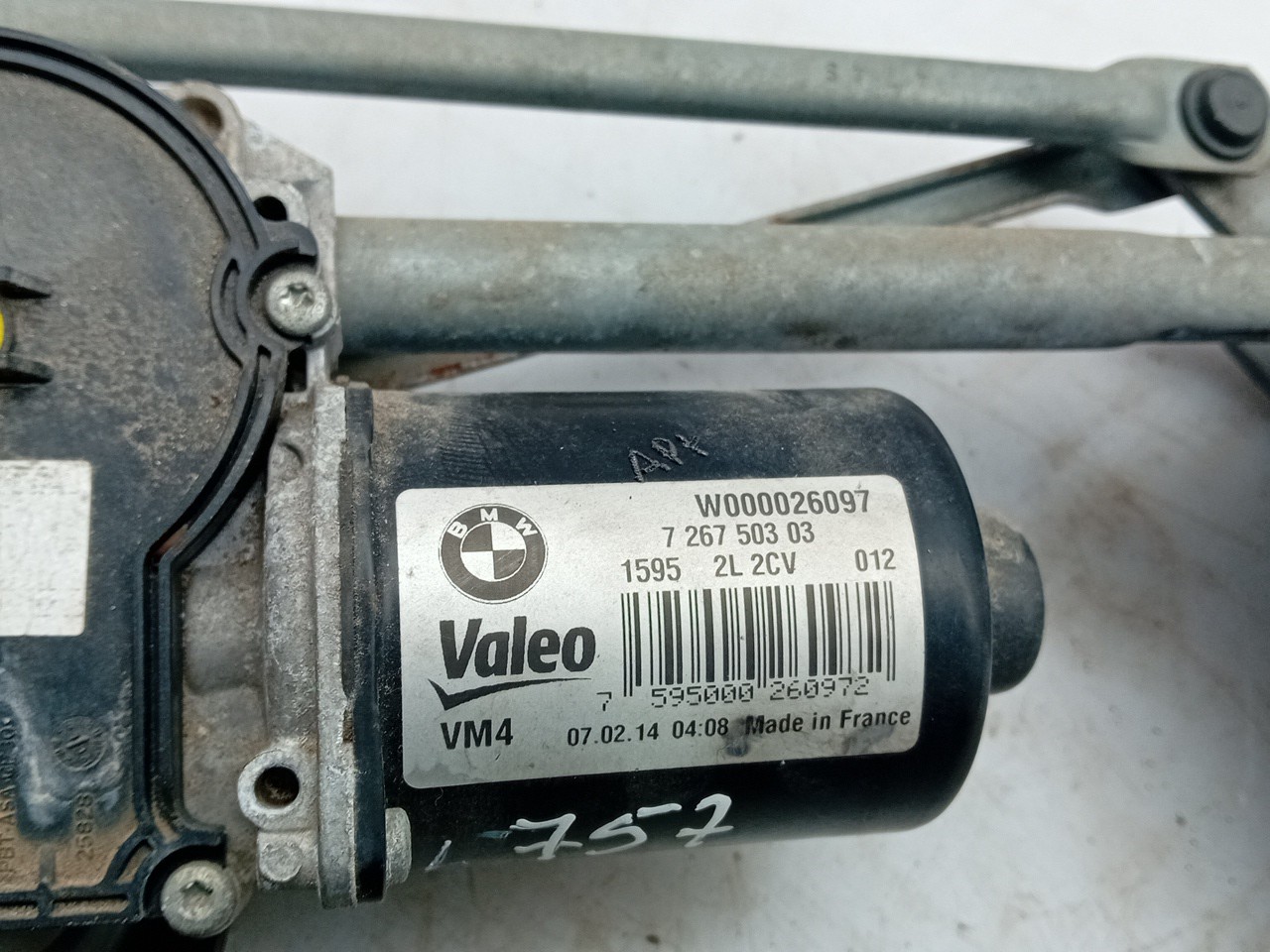 Front Wiper Motor BMW 3 Gran Turismo (F34) Imagem-4
