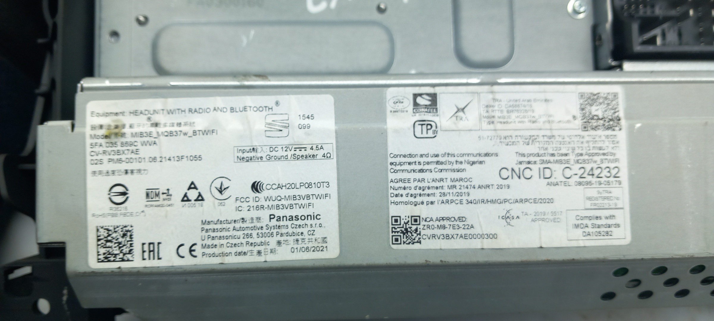 Pantalla / pantalla de información SEAT Leon (KL1) Imagem-4
