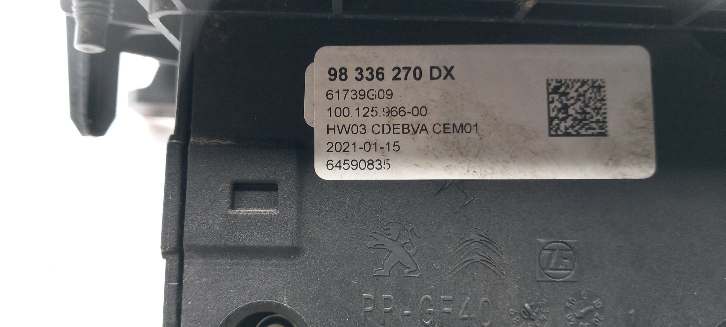 Seletor caixa velocidades DS DS7 Crossback (J_) Imagem-3