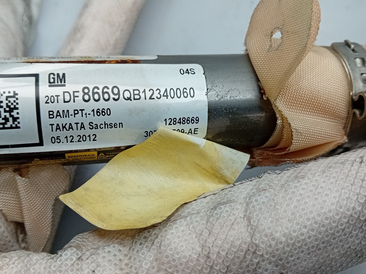 Left Curtain Airbag OPEL Insignia A (G09) Imagem-2