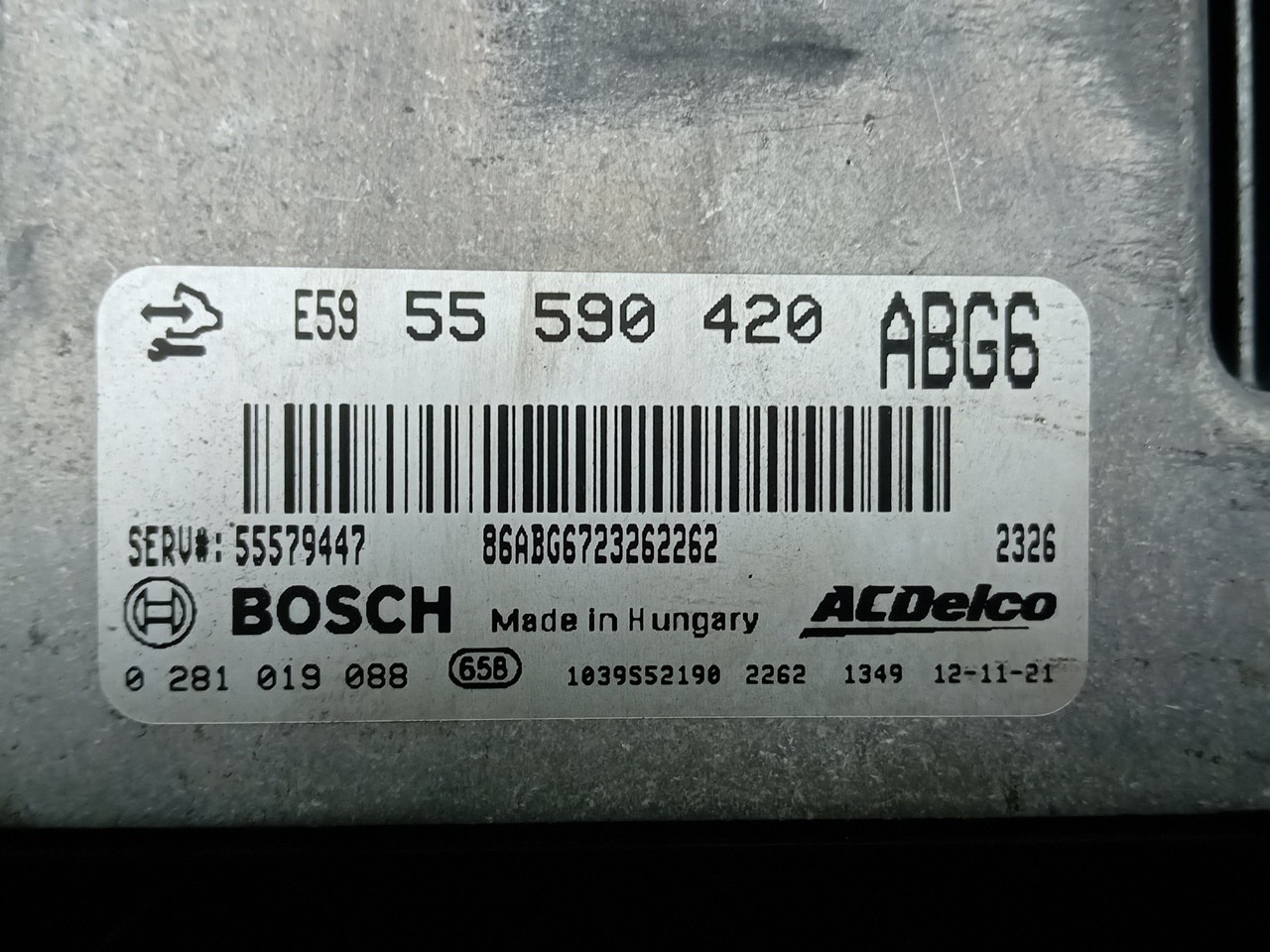 Centralita motor / ECU OPEL Insignia A (G09) Imagem-2