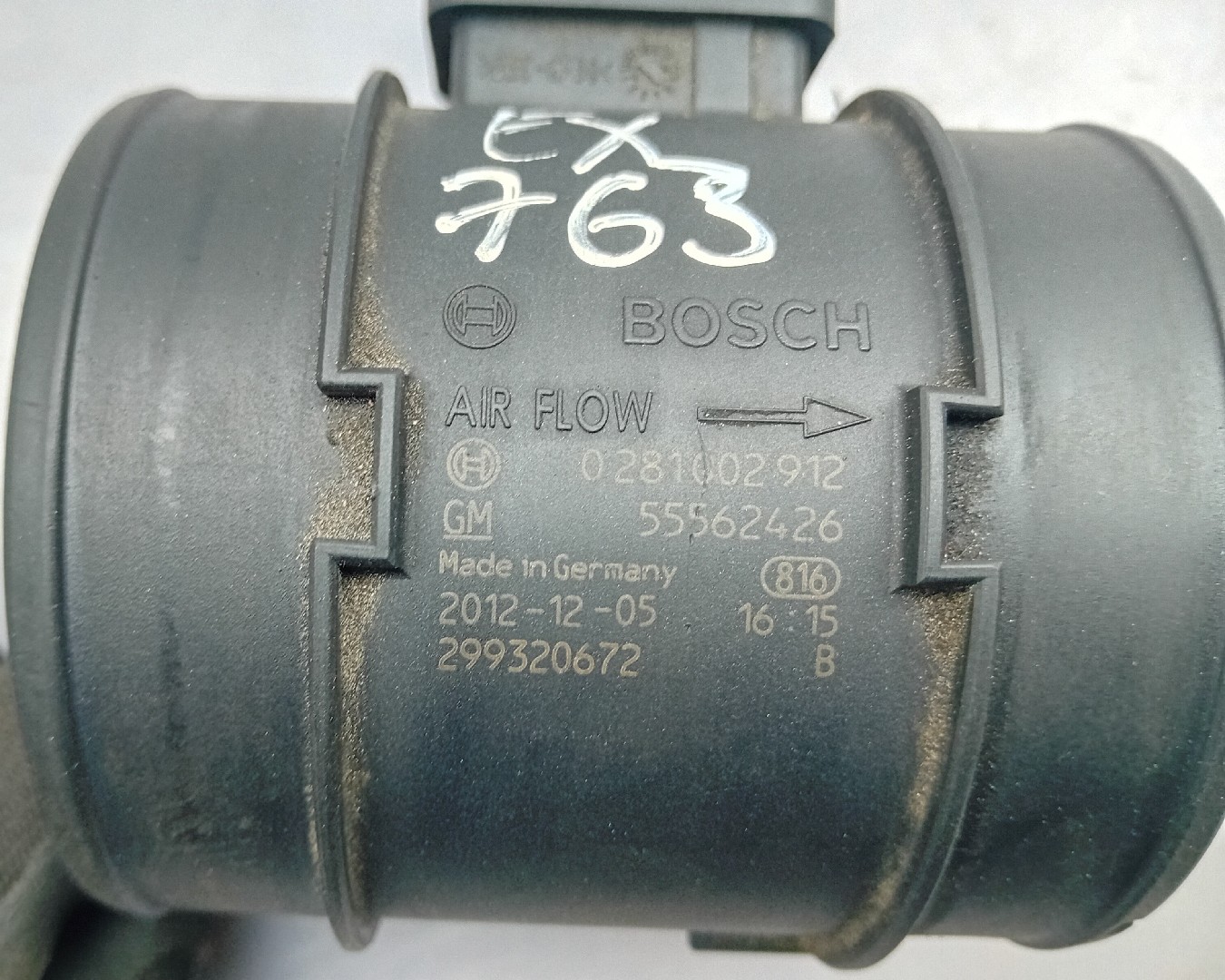 Mass Air Flow Sensor (MAF) OPEL Insignia A (G09) Imagem-4