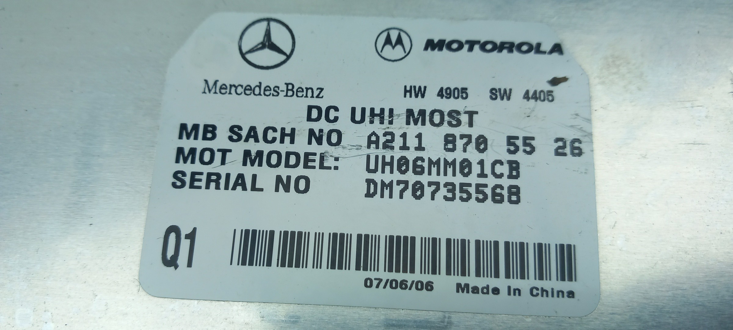 Módulo bluetooth MERCEDES-BENZ Classe R (W251, V251) Imagem-3