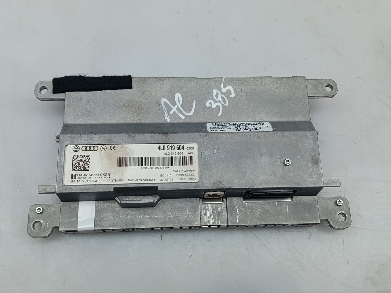 Display / schermo informazioni AUDI A6 Avant (4F5, C6) Imagem-1