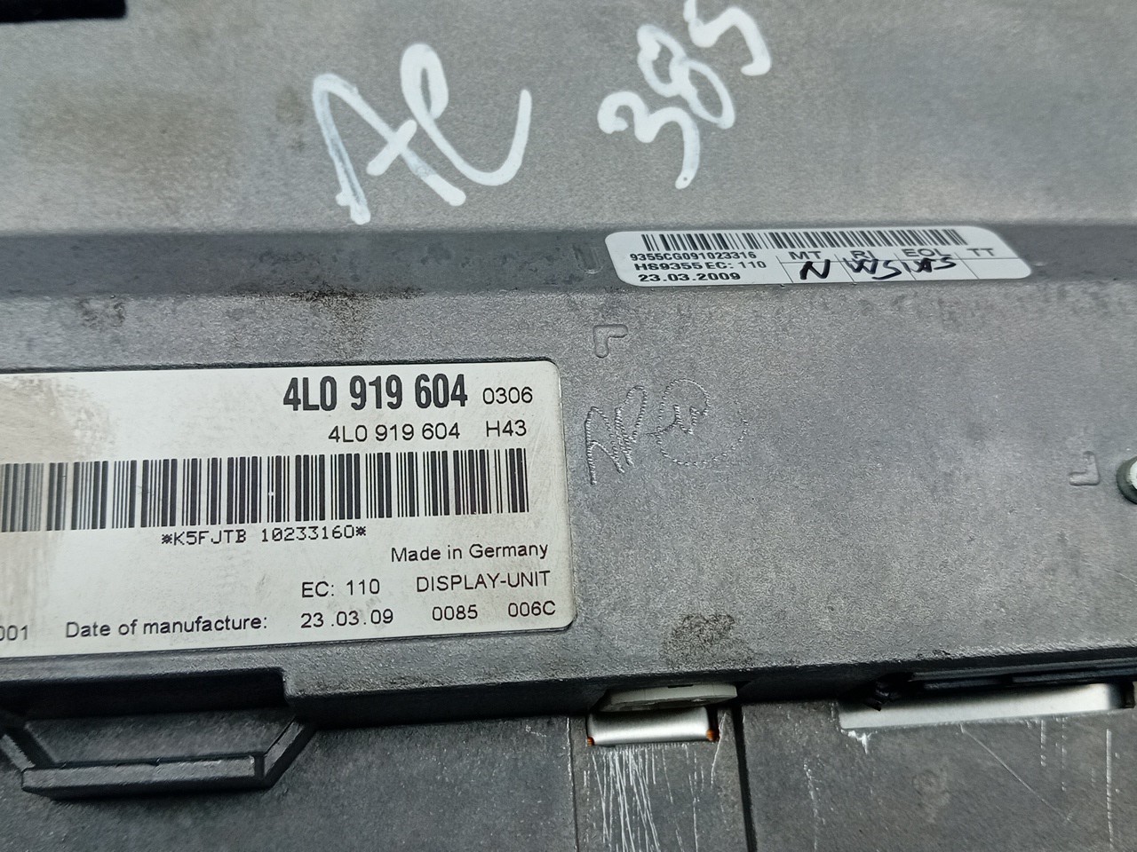 Display / schermo informazioni AUDI A6 Avant (4F5, C6) Imagem-3