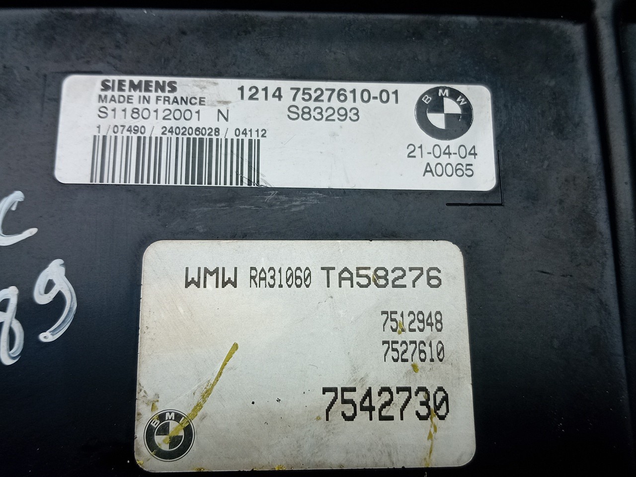 Engine control unit / ECU MINI Mini (R50, R53) Imagem-3