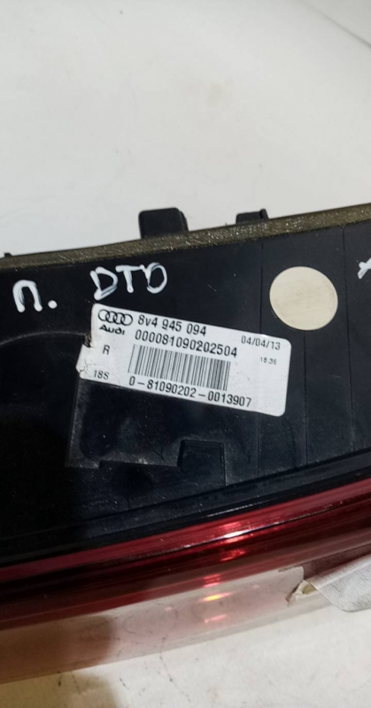 Right Tailgate light AUDI A3 (8V1, 8VK) Imagem-1