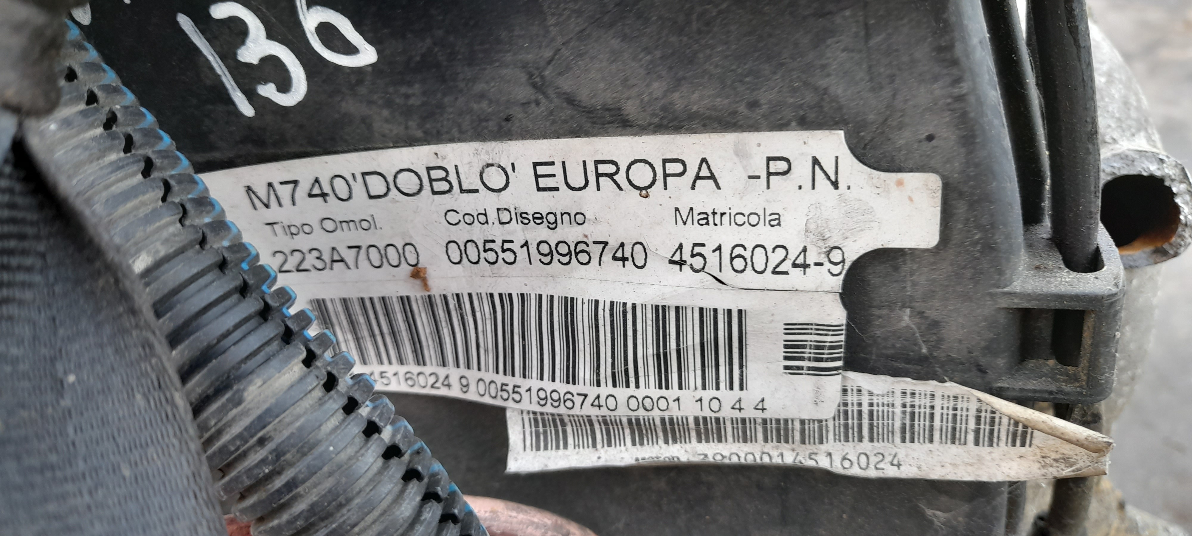 Motor completo FIAT Doblo Combi (119_, 223_) Imagem-2
