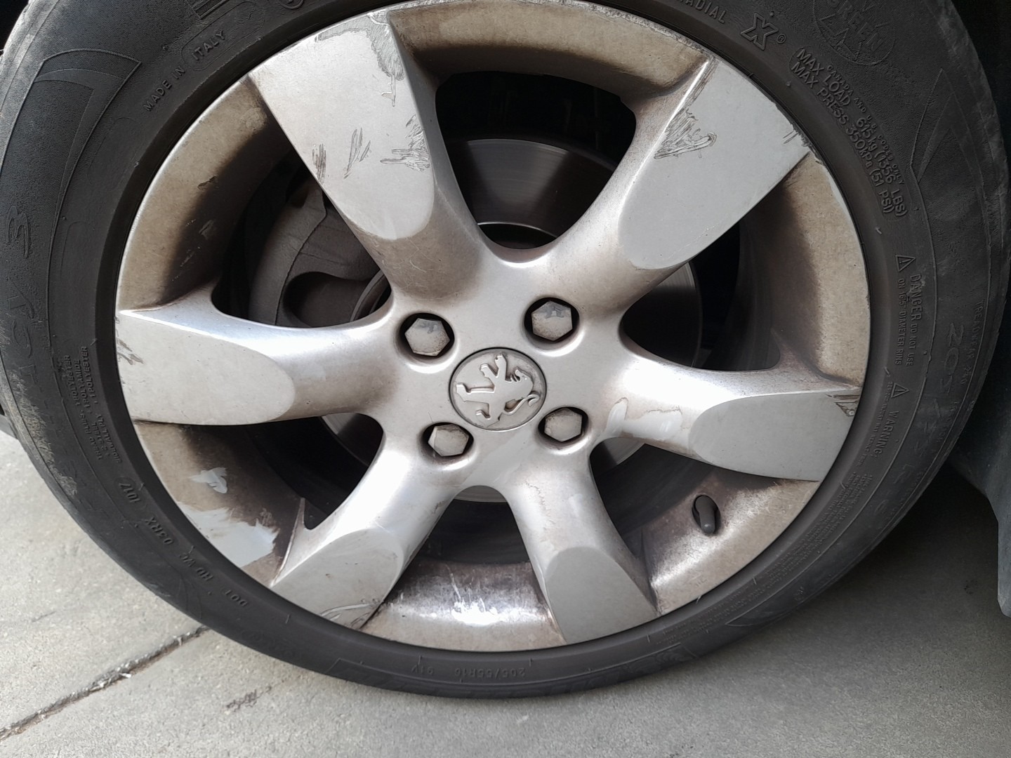 Ensemble de jantes PEUGEOT 307 CC (3B) Imagem-3