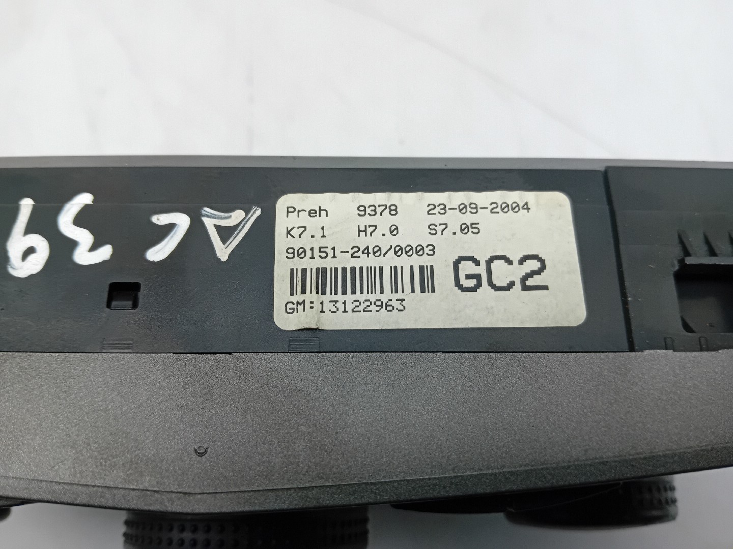 Botón / interruptor de aire acondicionado OPEL Astra H Hatchback (L48) Imagem-3