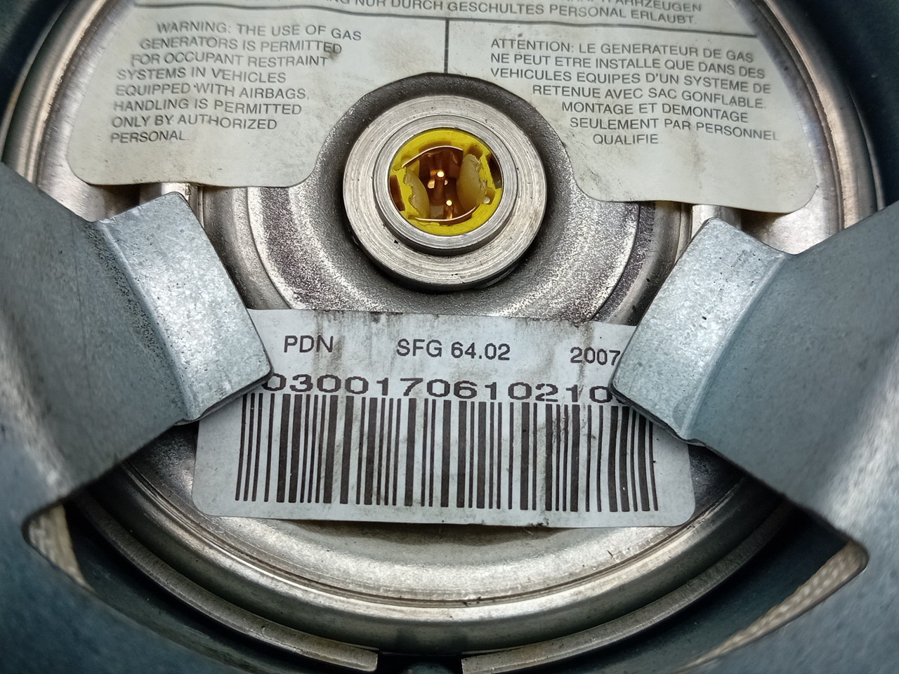 Steering Wheel Airbag SMART City-Coupé (450) Imagem-2