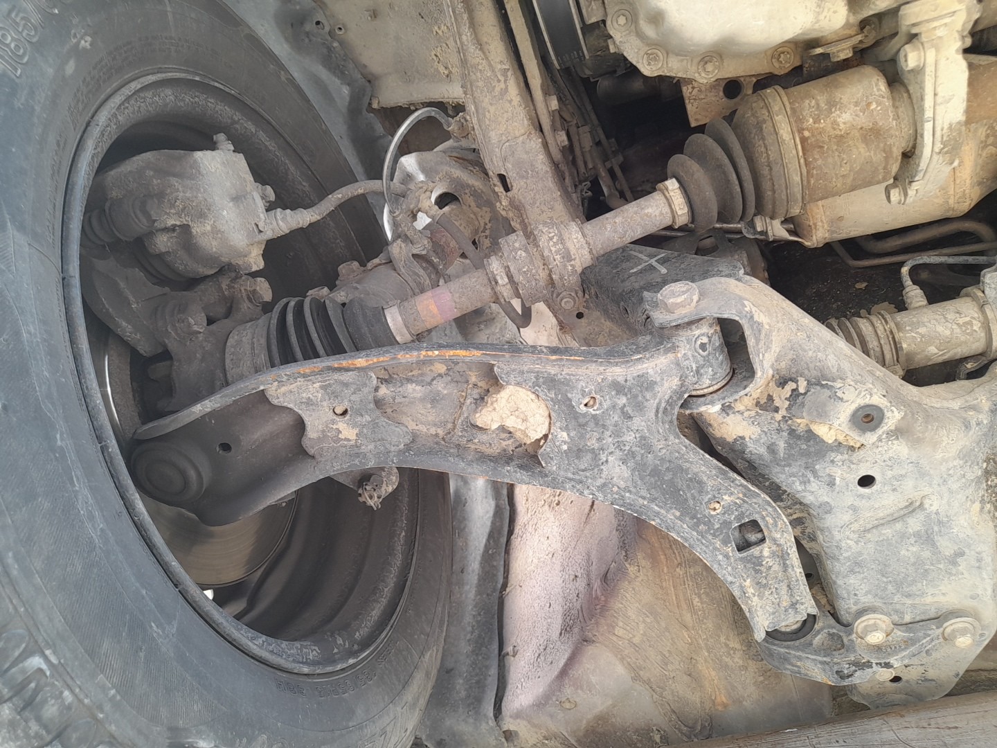 Right front suspension arm