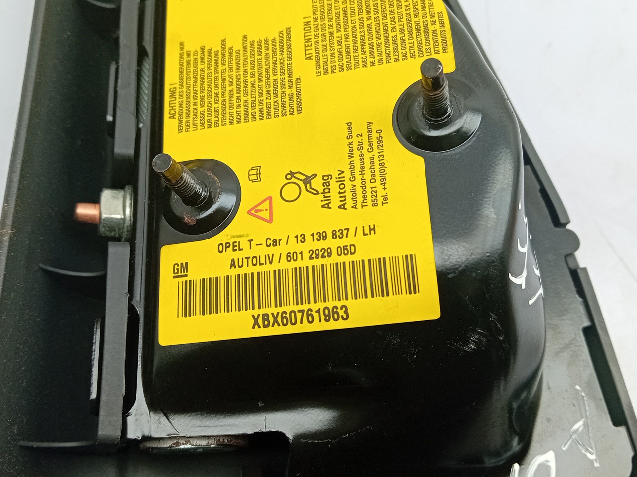 Airbag Guache OPEL Astra H Hatchback (L48) Imagem-3