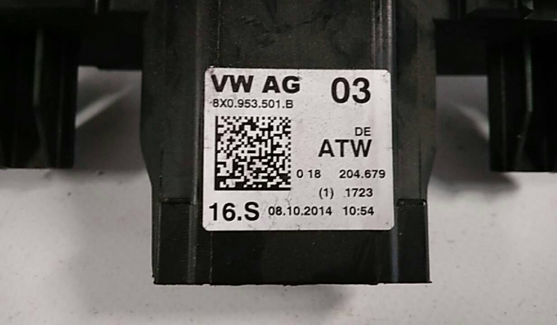 Light and wiper lever set AUDI A1 (8X1, 8XK) Imagem-2