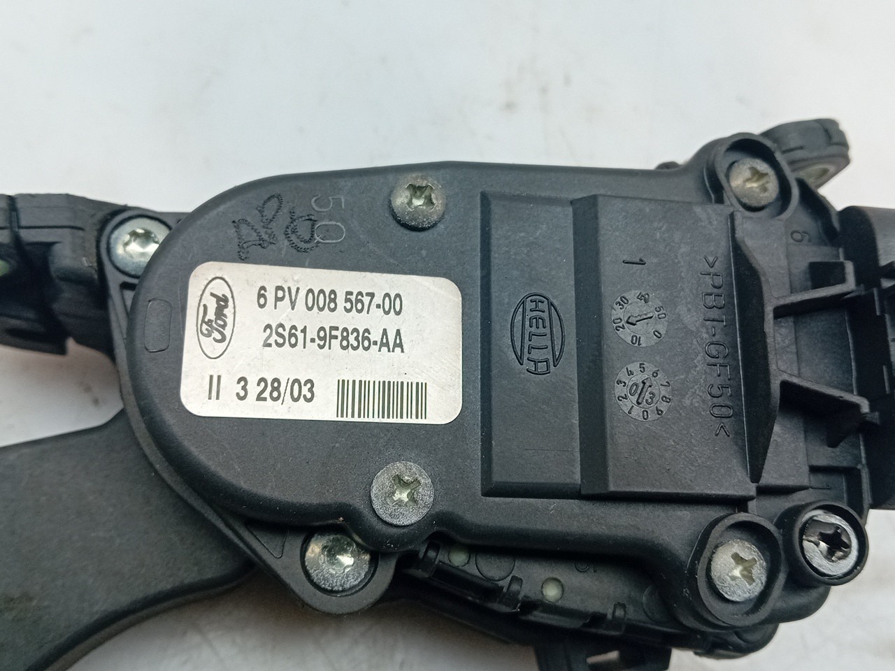 Pedal acelerador FORD Fiesta V (JH_, JD_) Imagem-3