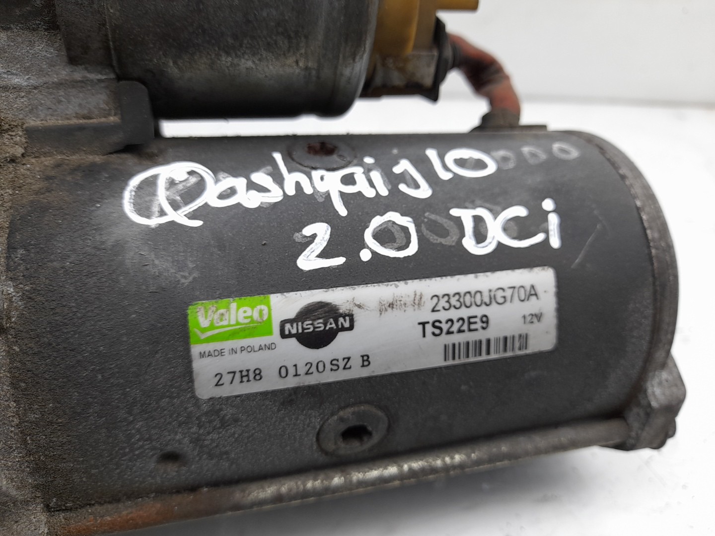 Starter Motor NISSAN Qashqai/Qashqai+2 I (J10, JJ10) Imagem-3