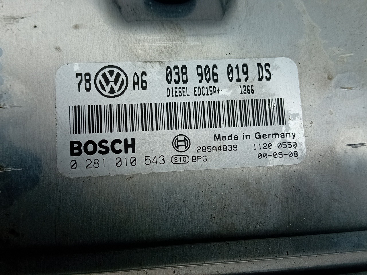 Centralina motor / ECU VOLKSWAGEN Passat (3B3) Imagem-3