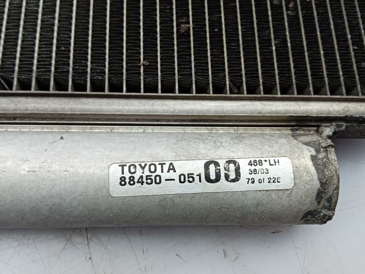 Radiateur de AC/climatisation TOYOTA Avensis Sedan (_T22_) Imagem-2
