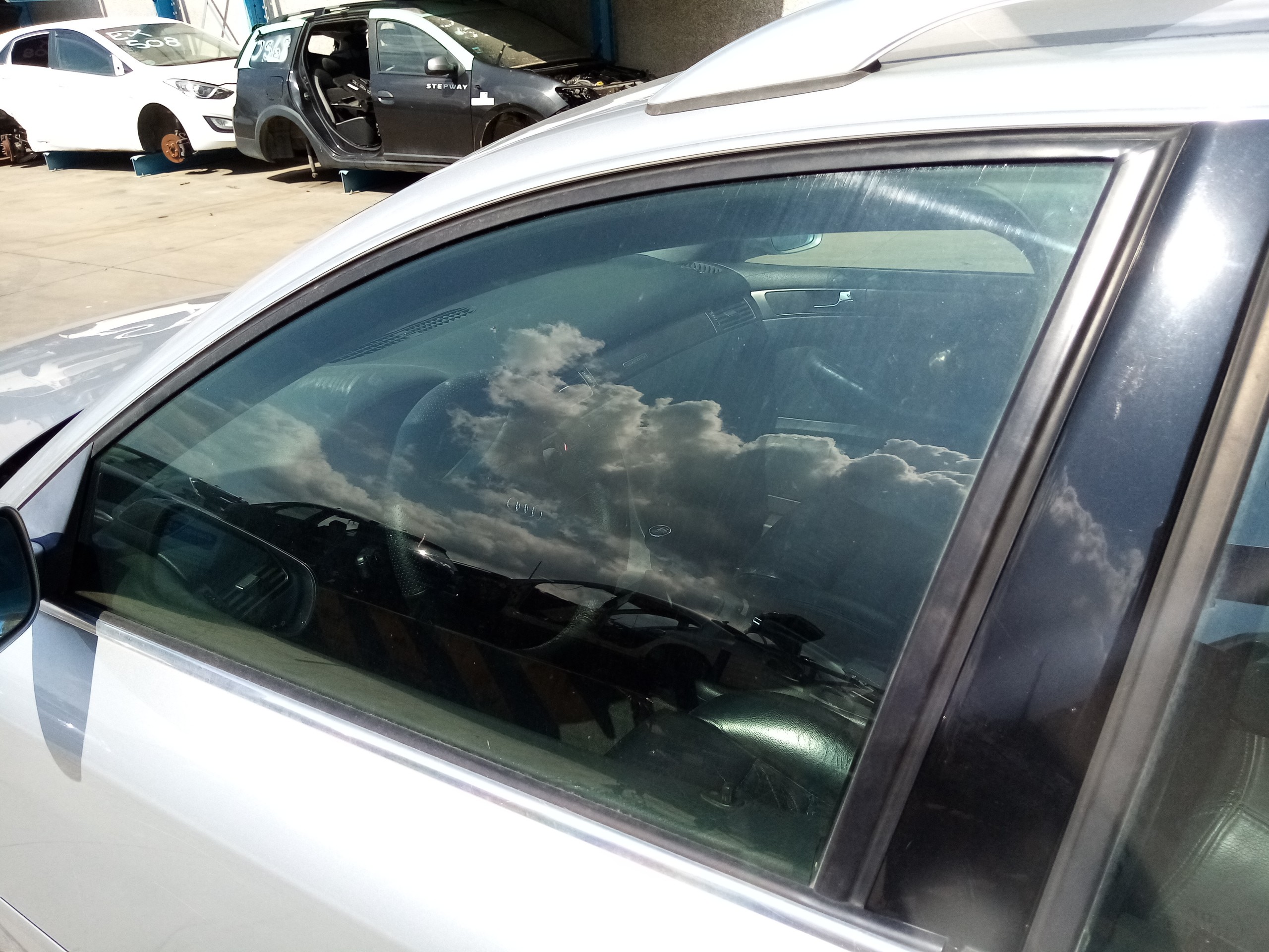 Left front door glass