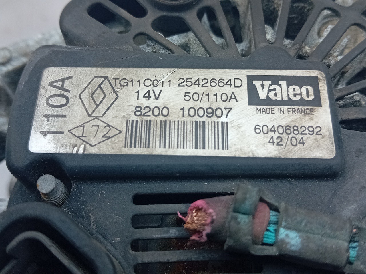 Alternador RENAULT Clio II (BB0/1/2_, CB0/1/2_) Imagem-4