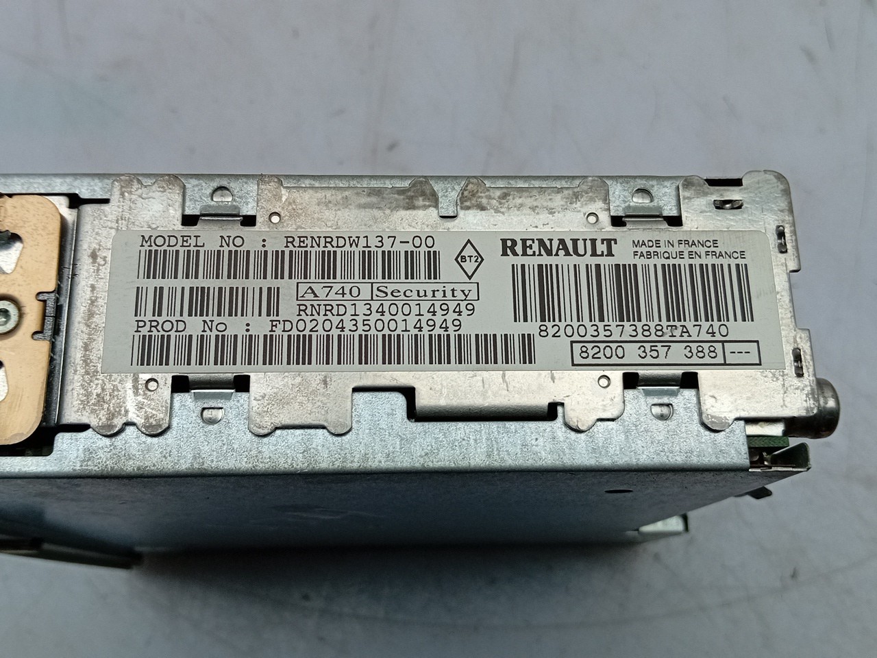 Autoradio RENAULT Modus/Grand Modus (F/JP0_) Imagem-4